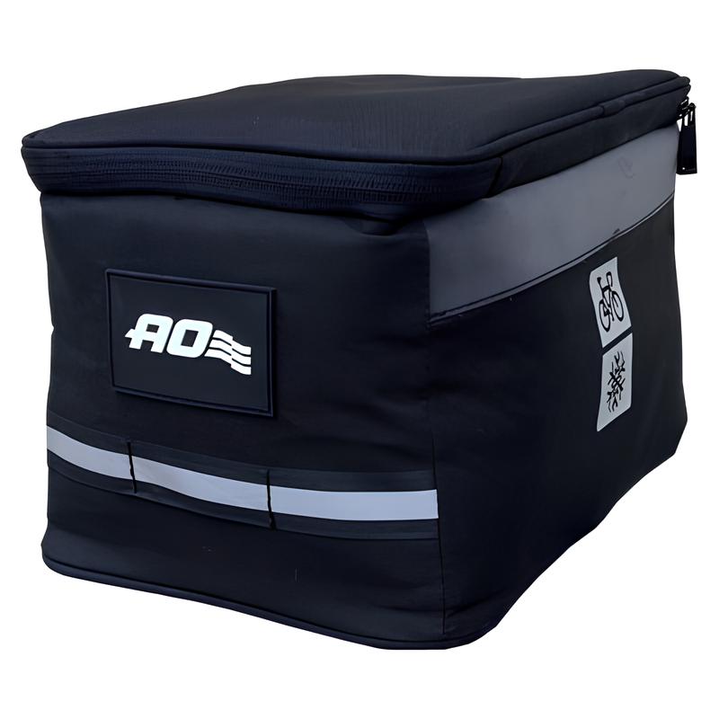AO COOLERS Bike Rack Cooler Black 10-Cans/Ice-Pit Crew Cycles