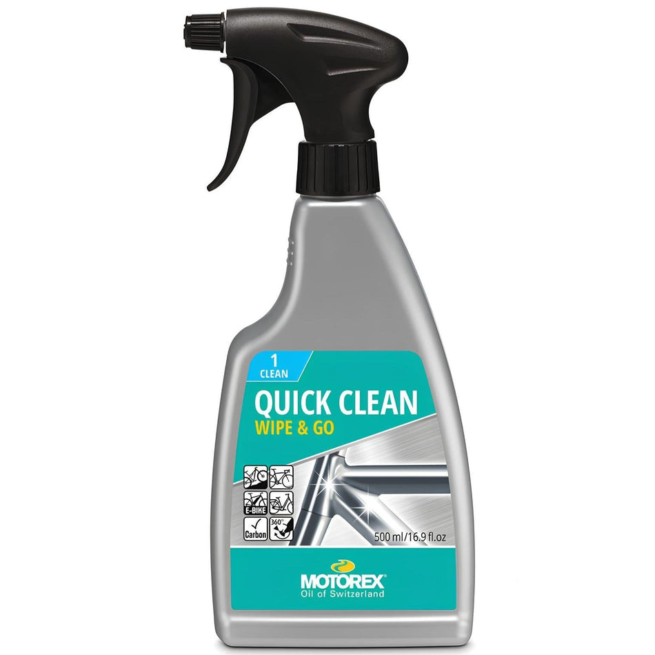MOTOREX Bike Quick Clean Wipe and Go-Pit Crew Cycles