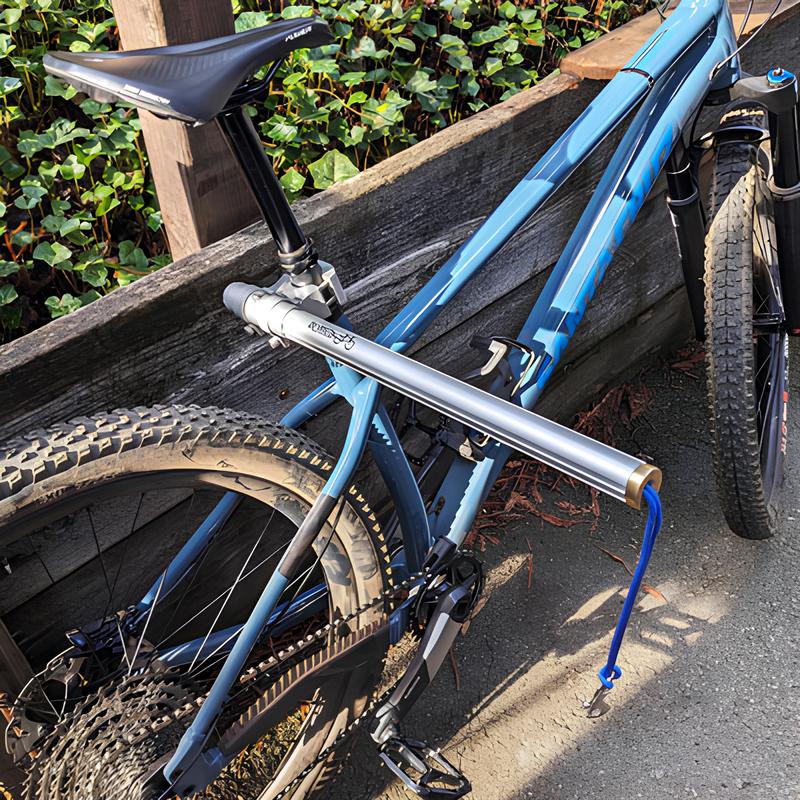 MOVED BY BIKES Dog Runner Seatpost Mount Bike Black/Silver-Pit Crew Cycles