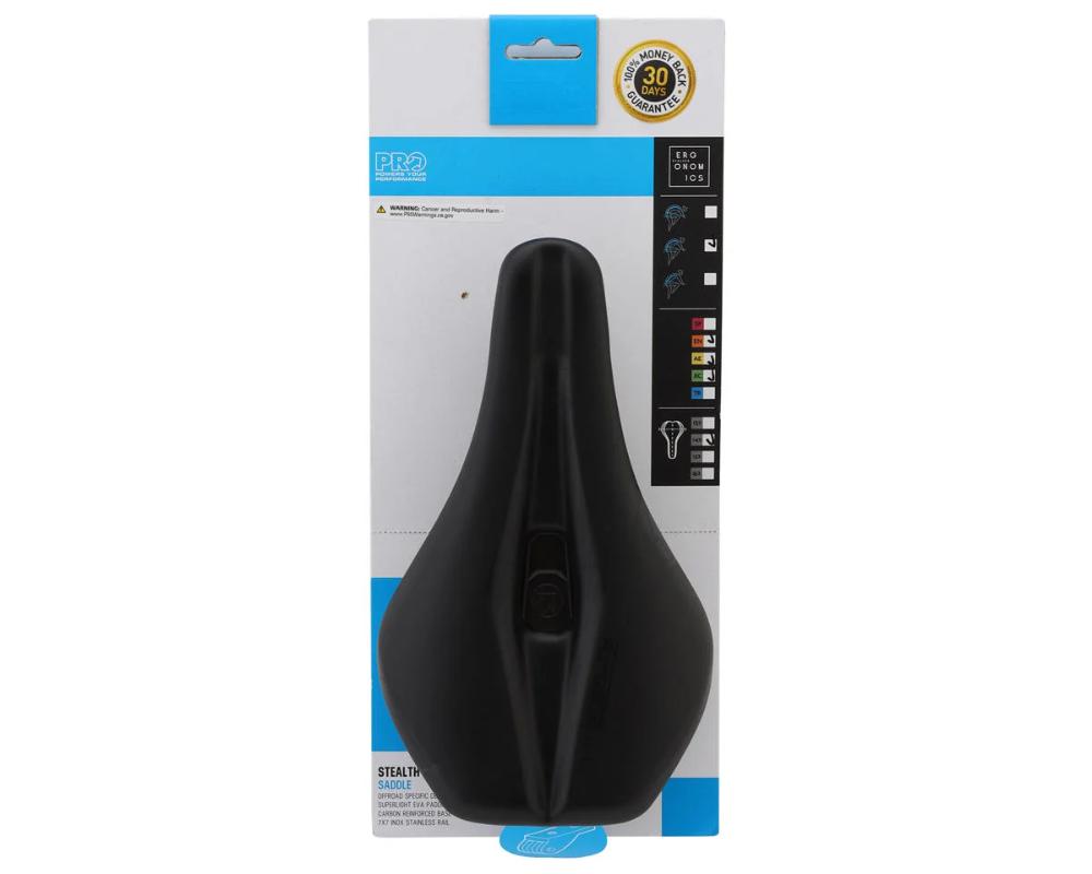 PRO Gravel Stealth Offroad Performance Saddle Black-Pit Crew Cycles