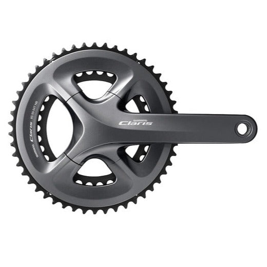 SHIMANO Claris FC-R2000 Hollowtech II Crankset 2x8-Speed 50/34T-Pit Crew Cycles