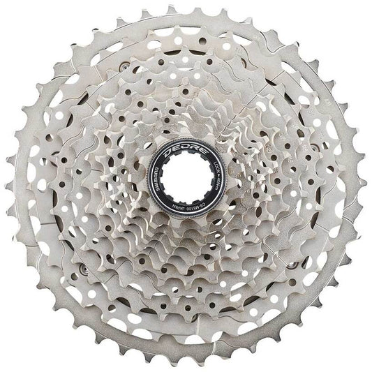 SHIMANO Deore CS-M5100 HG Silver Cassette 11-Speed-Pit Crew Cycles