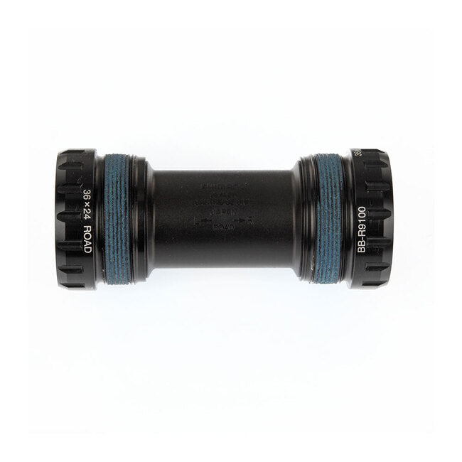 SHIMANO Dura-Ace BB-R9100 Hollowtech II Black Bottom Bracket 24mm Spindle-Pit Crew Cycles