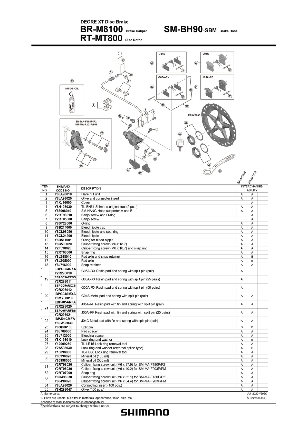SHIMANO J05A-RF Disc Brake Resin Pad 25 pairs - EBPJ05ARFBS-Pit Crew Cycles