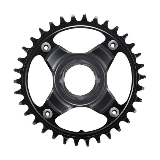 SHIMANO STEPS SM-CRE80-12-B E-MTB Direct Mount Black Chainring 1x12-Speed-Pit Crew Cycles