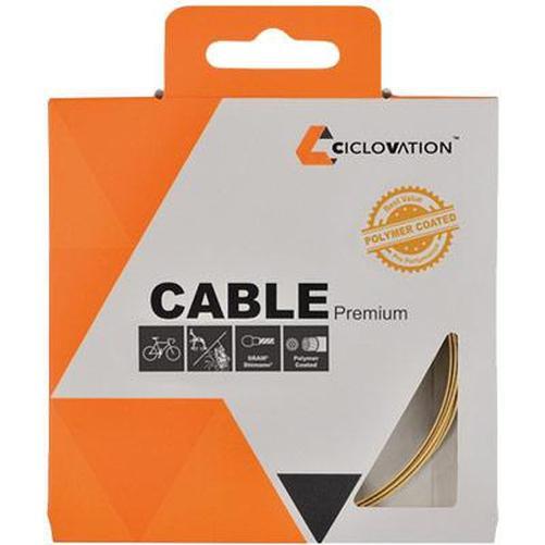 CICLOVATION Premium Gold Polymer Coated Shifter Inner Cable Mountain / Road, Shimano / Sram 1700Mm-Pit Crew Cycles