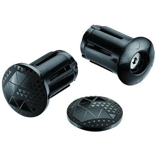 CICLOVATION Ufo Lock-In Bar End Plug Polymer Mirror Black-Pit Crew Cycles