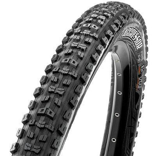 MAXXIS Aggressor 120 Dual EXO TLR Folding Tire 27.5'' x 2.50'' WT Black-Pit Crew Cycles