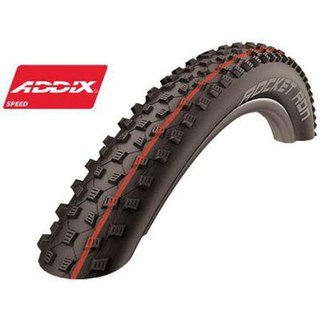 SCHWALBE Rocket Ron Addix Speed TL Easy Folding Tire 24'' x 2.35'' Black-Pit Crew Cycles