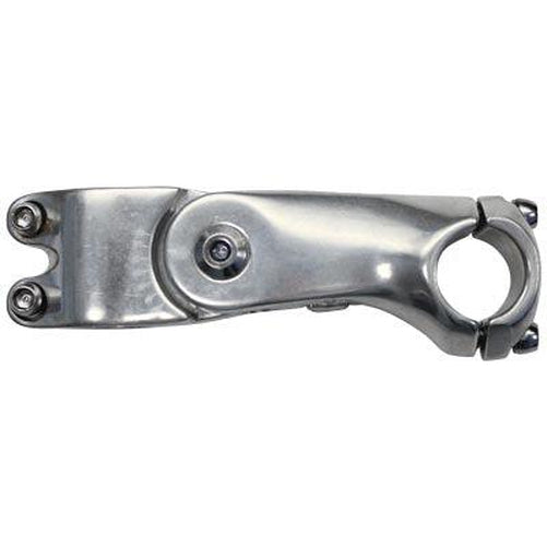 ULTRACYCLE Adjust Ahead Stem 1-1/8'' Aluminum 25.4mm x 130mm Angle -10-50 Silver-Pit Crew Cycles