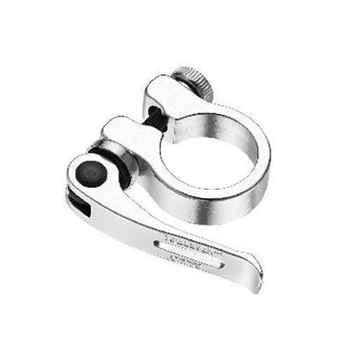 ULTRACYCLE Alloy Qr Seatpost Clamp 28.6 Silver-Pit Crew Cycles