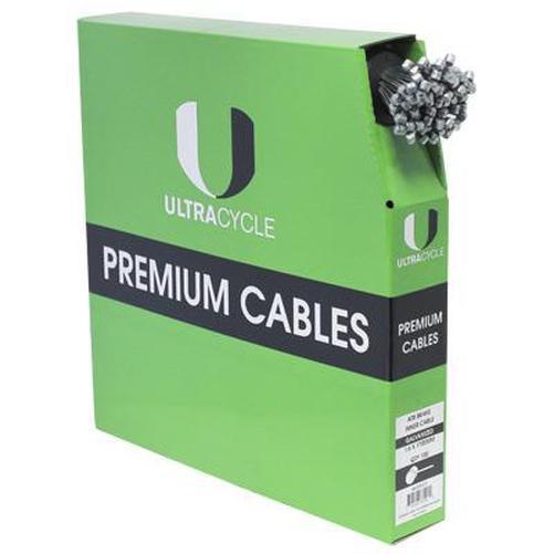 ULTRACYCLE Bulk Brake Cable 1700 Mm Galvanized 100/Box 1.5 Mm-Pit Crew Cycles