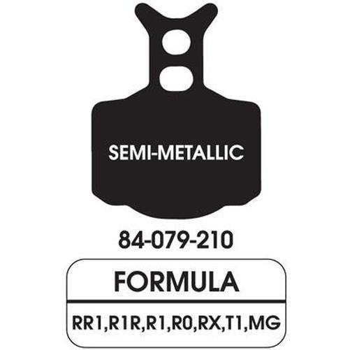 ULTRACYCLE Disc Brake Pads Organic Semi Metallic Steel Plate C. Formula-Pit Crew Cycles
