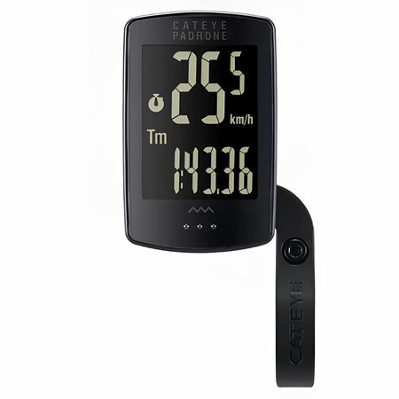CATEYE Padrone CC-PA100W+ Stealth Edition Wireless Bike Computer-Pit Crew Cycles
