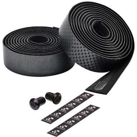 CICLOVATION Leather Fusion Touch w/ Gel Pad Handlebar Tape 3.0 mm Metallic Gray-Pit Crew Cycles