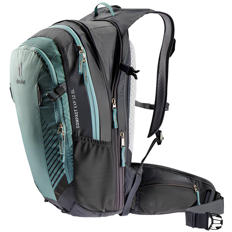 DEUTER Compact EXP 12 SL Bike Backpack Jade/Graphite 12.0 L-Pit Crew Cycles