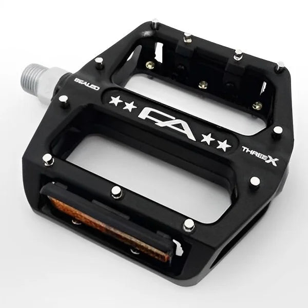 FREE Agent Sealed Bearing Platform Pedals Black 9/16-Pit Crew Cycles