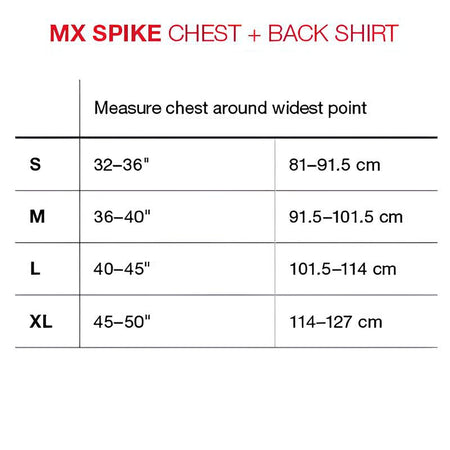 G-FORM MX Spike Chest Back Shirt RZ/Black-Pit Crew Cycles