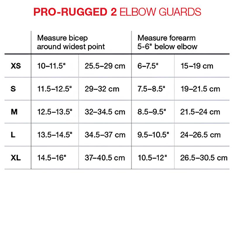 G-FORM Pro Rugged 2 Elbow Guard Black/Black-Pit Crew Cycles