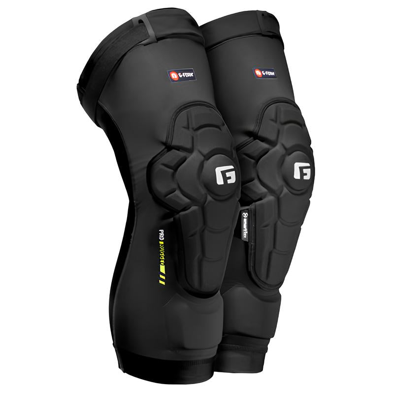G-FORM Pro Rugged 2 Knee Guards Black/Black-Pit Crew Cycles