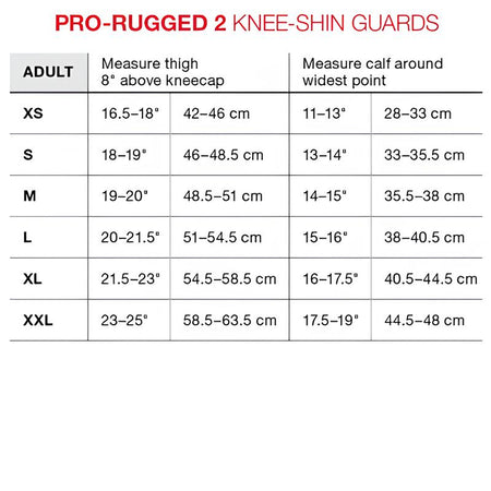 G-FORM Pro Rugged 2 Knee Shin Guards Black/Black-Pit Crew Cycles