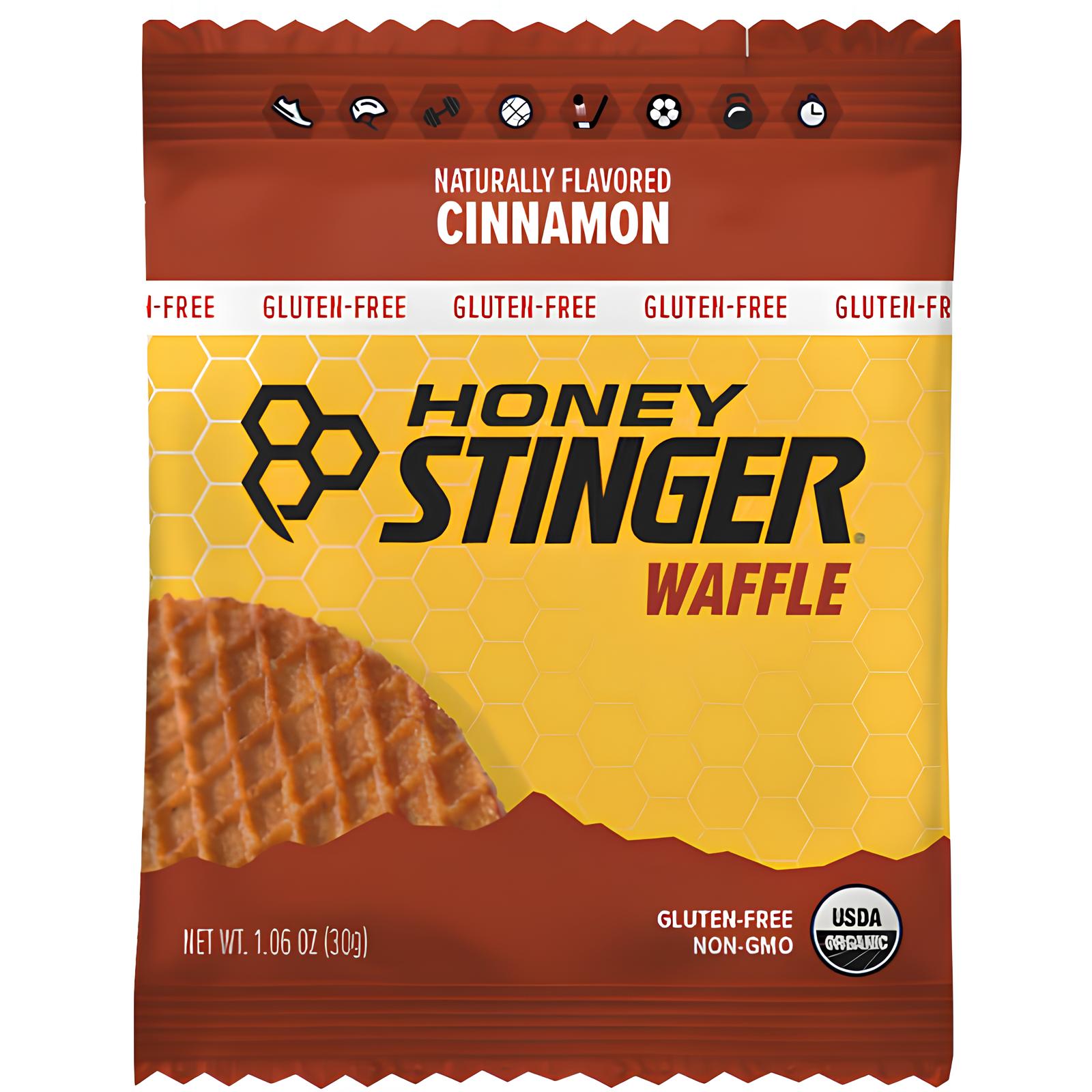 HONEY Stinger Gluten-Free Organic Stinger Waffles 30g 12-Pack-Pit Crew Cycles