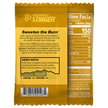 HONEY Stinger Organic Honey Waffles 30g 12-Pack-Pit Crew Cycles