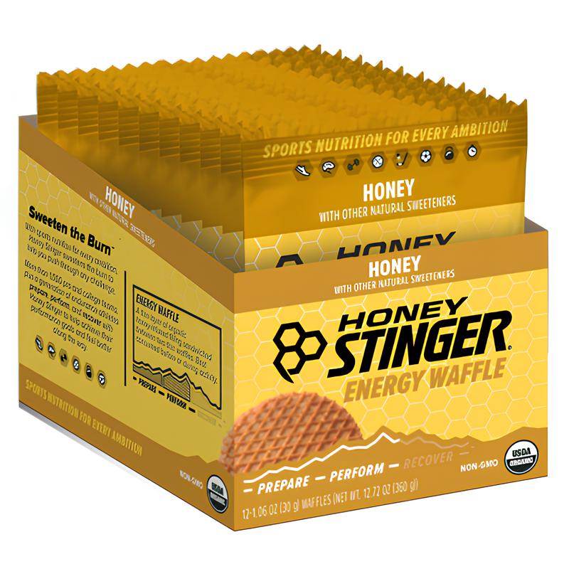 HONEY Stinger Organic Honey Waffles 30g 12-Pack-Pit Crew Cycles