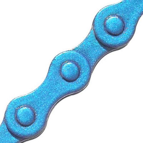 KMC S1 Single Speed Chain 1/8" Blue-Pit Crew Cycles