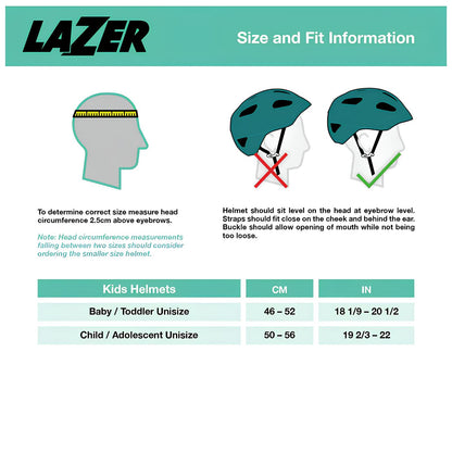 LAZER Finch Kineticore Kids Helmets-Pit Crew Cycles