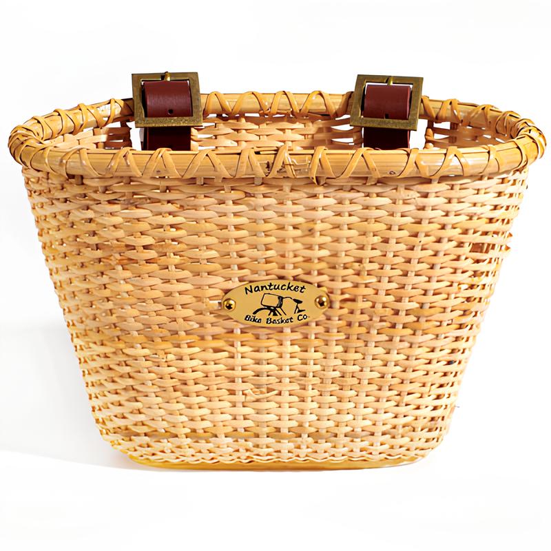 NANTUCKET Lightship Child Oval Bike Handlebar Basket Natural 9.75 X 5.75 X 7.0''-Pit Crew Cycles