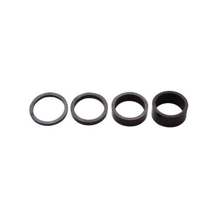 PRO 1-1/8" Carbon Headset Black Spacer Set-Pit Crew Cycles