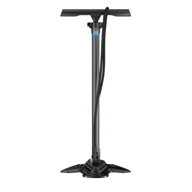 PRO Team Tubeless Black Floor Pump and Compressor-Pit Crew Cycles