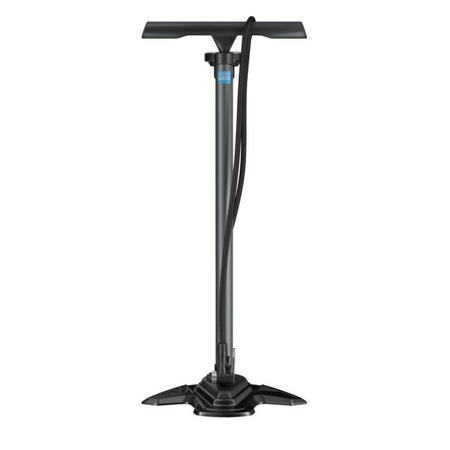 PRO Team Tubeless Black Floor Pump and Compressor-Pit Crew Cycles