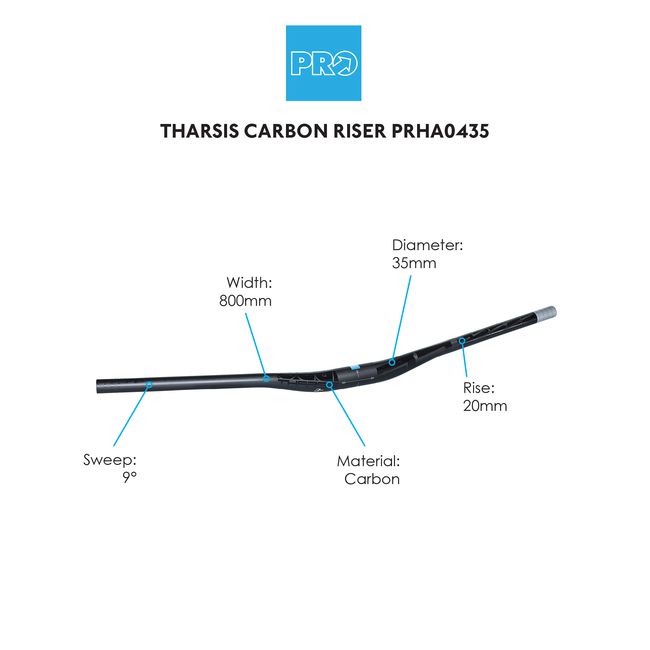 PRO Tharsis 3Five Carbon Riser Handlebar-Pit Crew Cycles