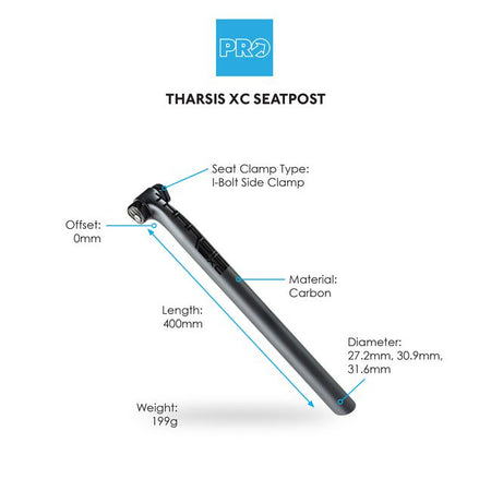 PRO Tharsis XC Carbon Seatpost-Pit Crew Cycles