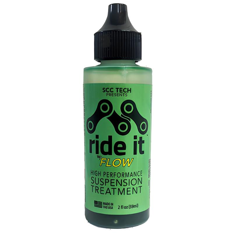 SCC TECH Ride It with Flow Suspension Treatment – 2 oz. Drip Bottle-Pit Crew Cycles