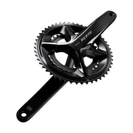 SHIMANO 105 FC-R7100 Hollowtech II Black Crankset 2x12-Speed-Pit Crew Cycles