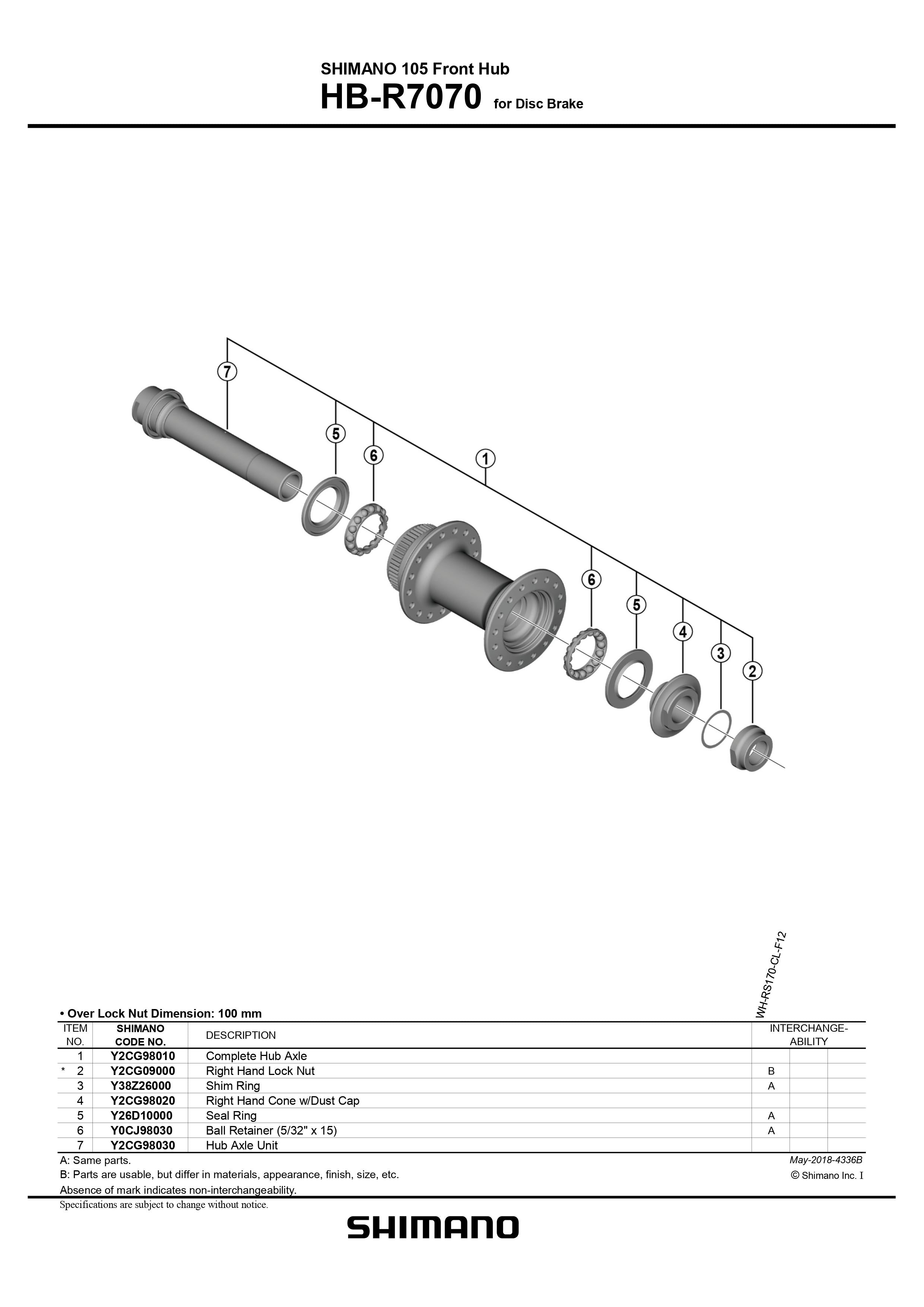 Shimano 105 cheap disc hub