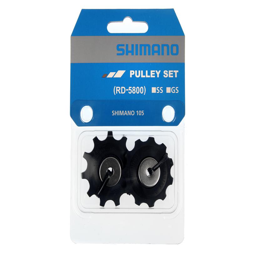 SHIMANO 105 RD-5800 Rear Derailleur 11 Speed Upper/Lower Tension & Guide Pulley Set-Pit Crew Cycles