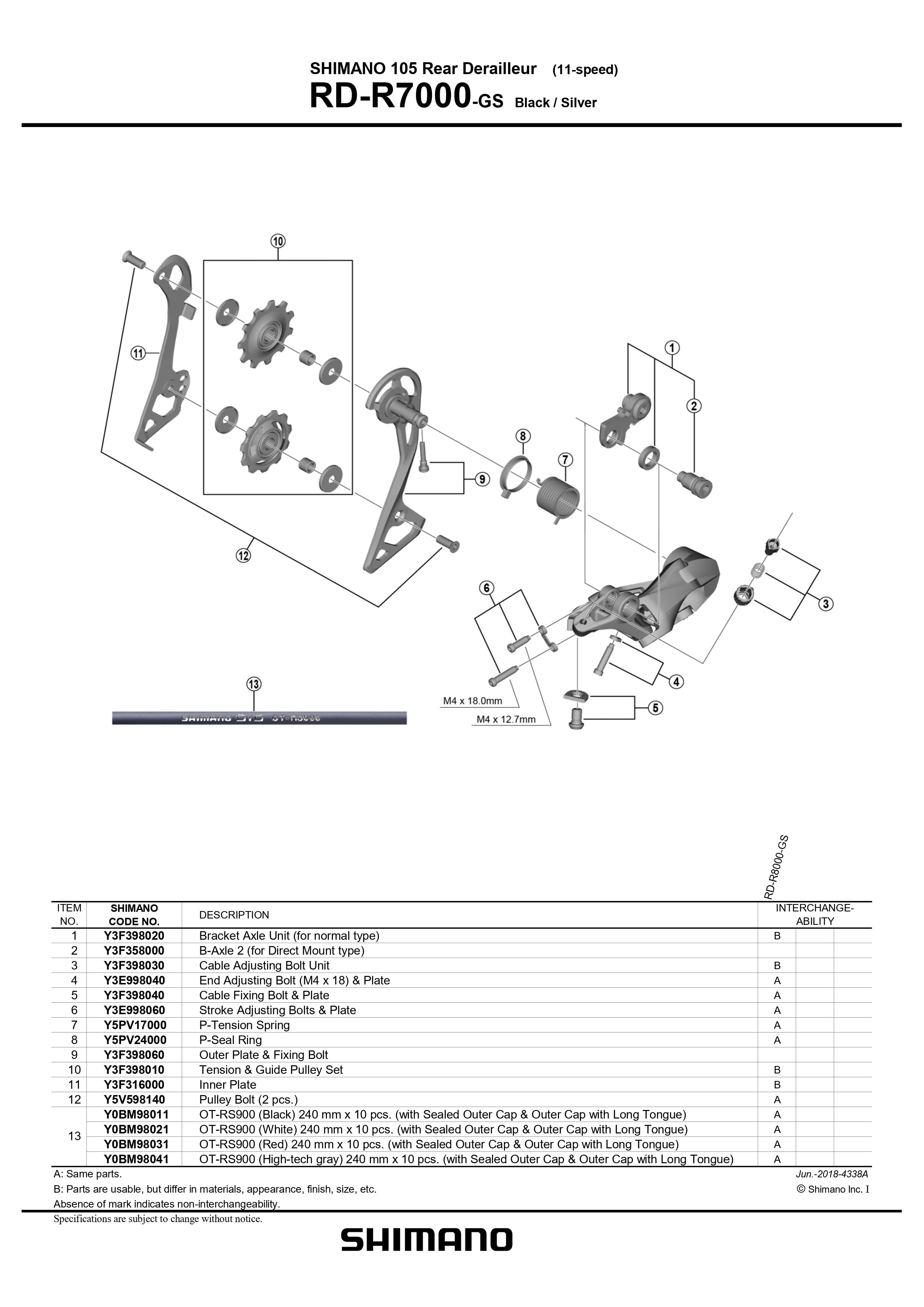 Shimano 105 2024 gs derailleur