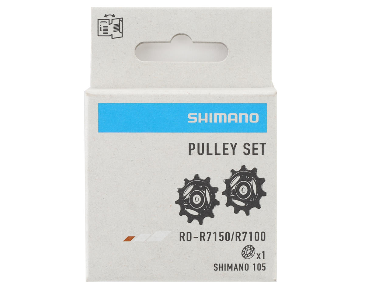 SHIMANO 105 RD-R7100 Rear Derailleur Tension and Guide Pulley Set - Y3JU98030-Pit Crew Cycles