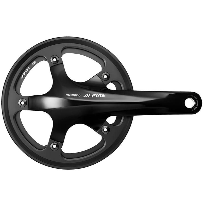 SHIMANO Alfine FC-S501 Crankset with Chain Guard 170mm-Pit Crew Cycles