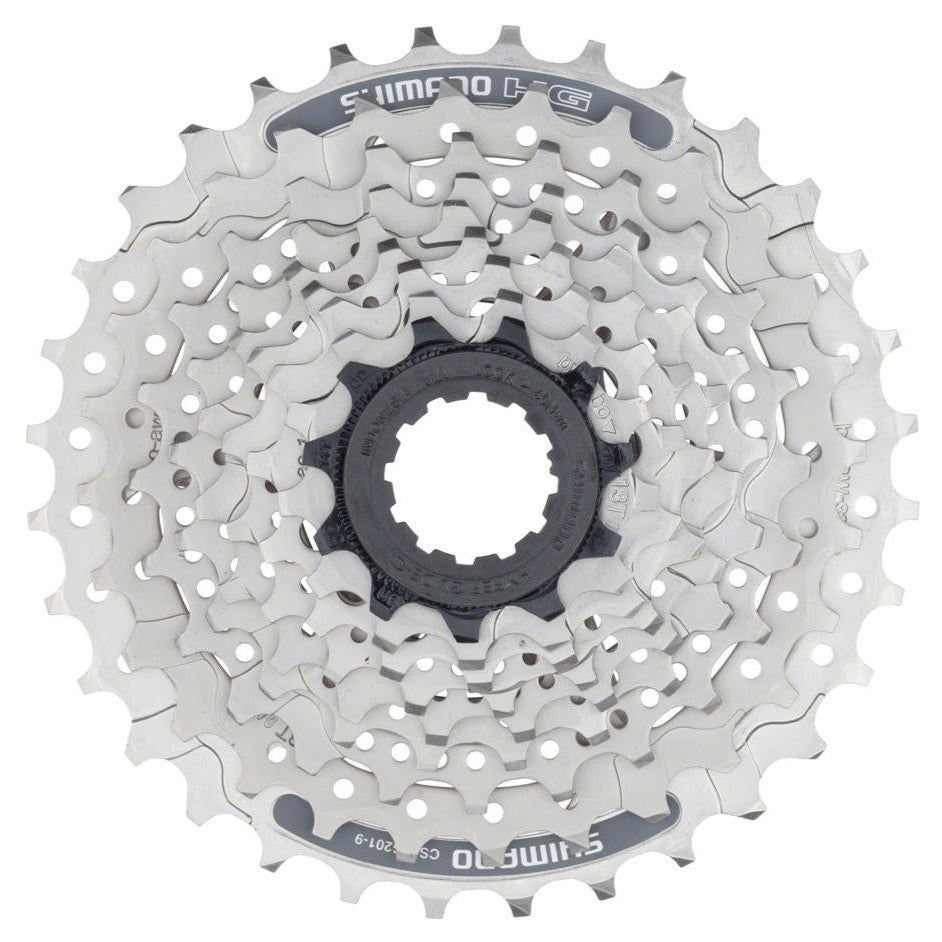 SHIMANO Alivio CS-HG201 Cassette Silver 9-Speed-Pit Crew Cycles