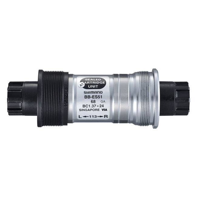 SHIMANO BB-ES51 Octalink V2 Spline Black Bottom Brackets-Pit Crew Cycles