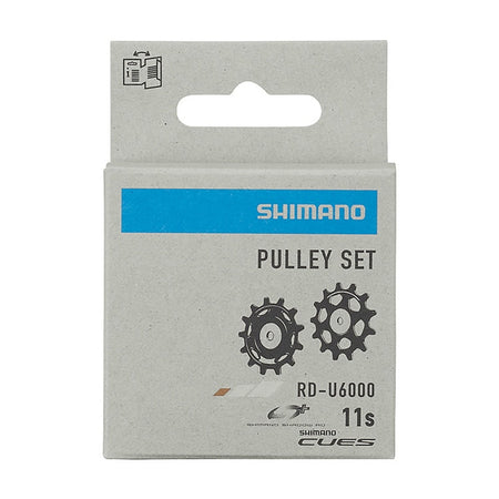 SHIMANO CUES RD-U6000 Rear Derailleur Tension and Guide Pulley Set - Y3JF98010-Pit Crew Cycles