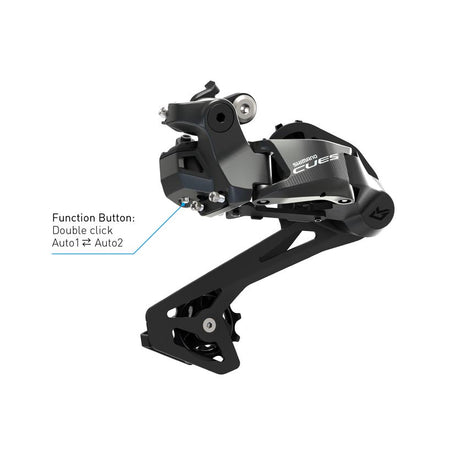 SHIMANO CUES RD-U6070 DI2 Shadow Medium Cage Rear Derailleur 1x11-Speed-Pit Crew Cycles