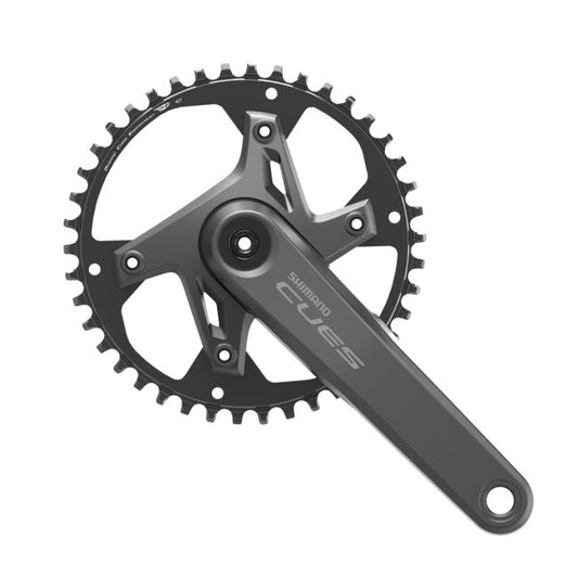 SHIMANO Cues FC-U6000 Black Crankset with Chainring 1x9/10/11-Speed-Pit Crew Cycles