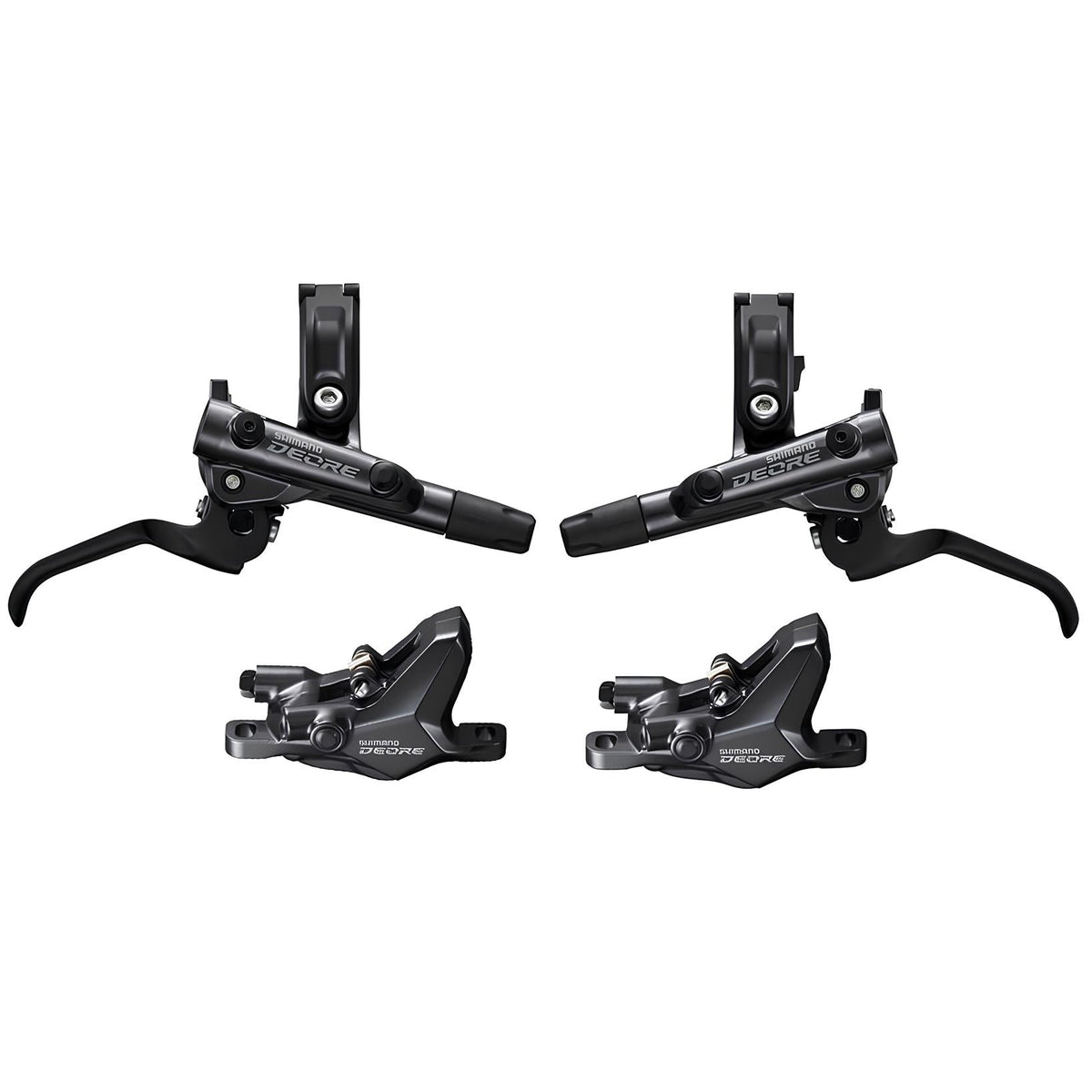 SHIMANO Deore BL-M6100/ BR-M6100 Hydraulic Disc Brake Set 2-Piston-Pit Crew Cycles