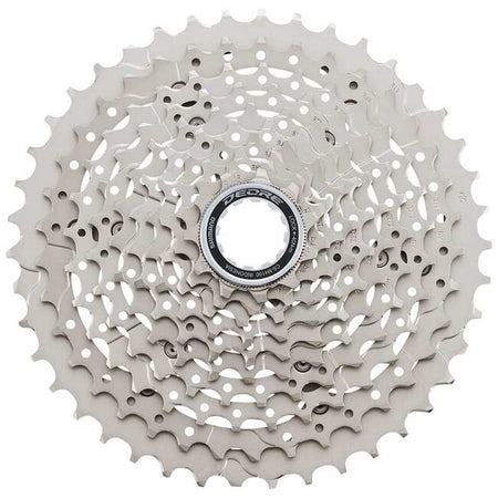 SHIMANO Deore CS-M4100 HG Silver Cassette 10-Speed-Pit Crew Cycles